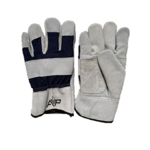 [GUMCNA] GUANTE MUSTANG COLOR NATURAL CON TELA AZUL MARINO GUMCNA